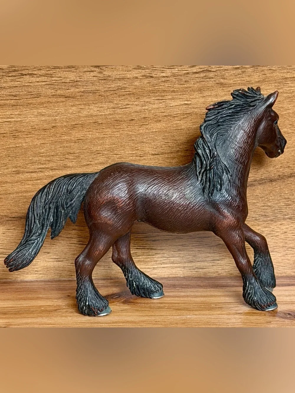 Schleich 2005 Friesian Mare Dark Bay Brown Model Horse Model 13604